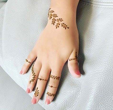 Finger Mehndi design | latest, simple and easy to apply