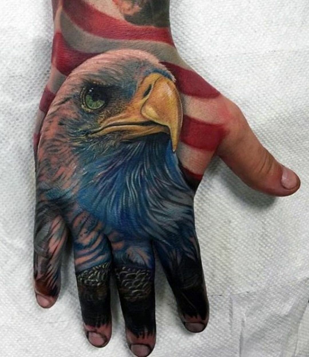 eagle-flag-tattoo-on-hand eagle-flag-tattoo-on-hand