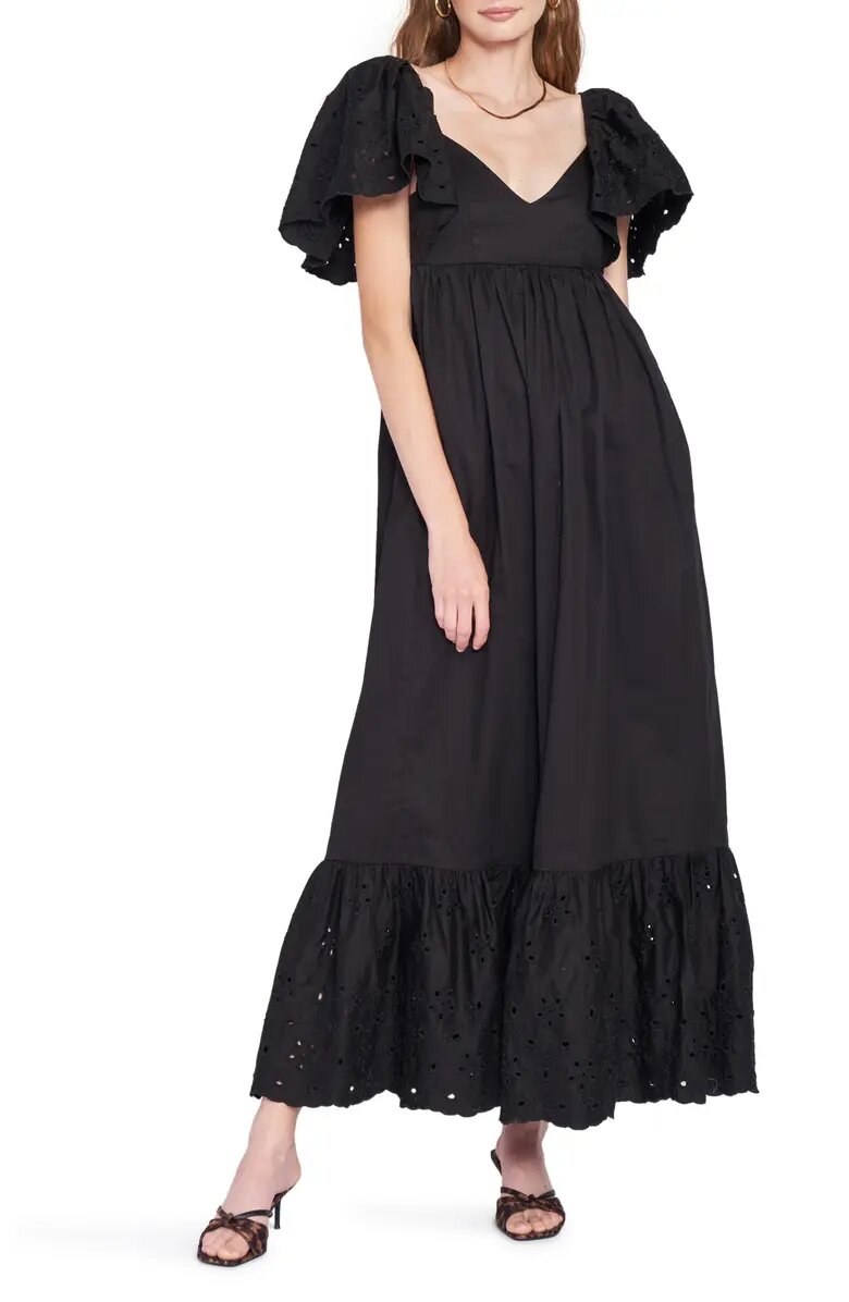 Eyelet-Flutter-Sleeve-Poplin-Maxi-nordstrom-rack-Dress Eyelet-Flutter-Sleeve-Poplin-Maxi-nordstrom-rack-Dress