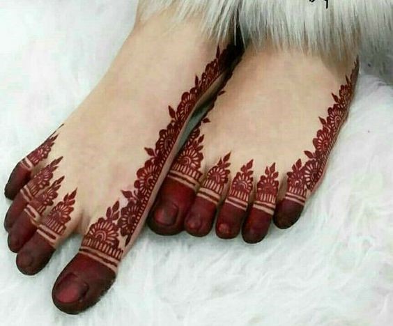 foot-mehndi-design-easy-and-simple