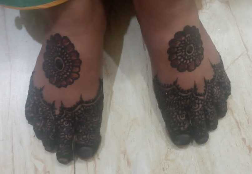 foot-mehndi -tikki