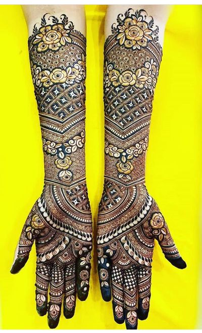 Arabic Mehndi designs: Simple and Easy to apply