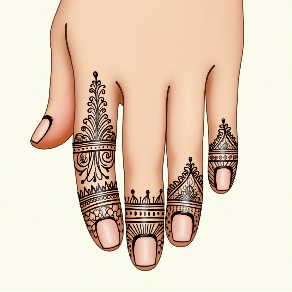 simple-henna-design-fingers simple-henna-design-fingers