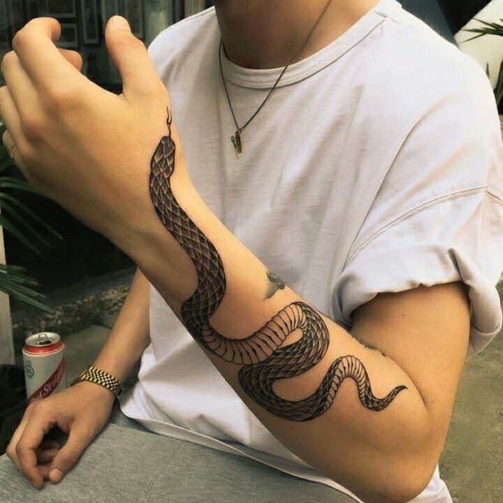 snake-tattoo-arm snake-tattoo-arm