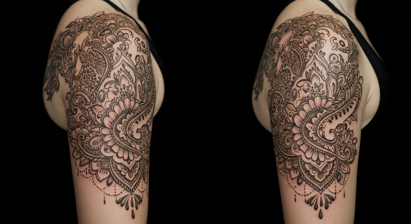 tatto-on-shoulder-mehndi tatto-on-shoulder-mehndi